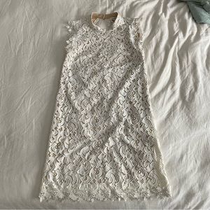 White lace dress